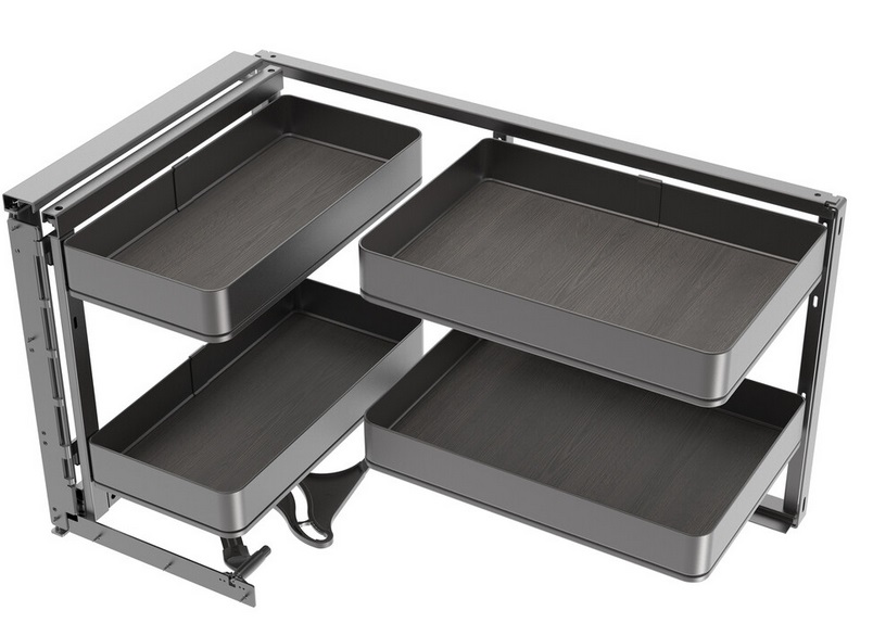 Izvelkams stūra grozu modulis Harmony, kreisais, vadotnes ar bremzi