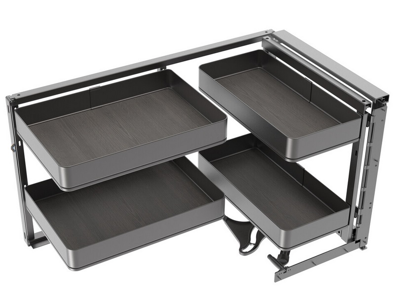 Izvelkams stūra grozu modulis Harmony, labais, vadotnes ar bremzi