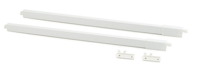 Reliņu komplekts L-500mm VERTEX-3D atvilktnēm, balts
