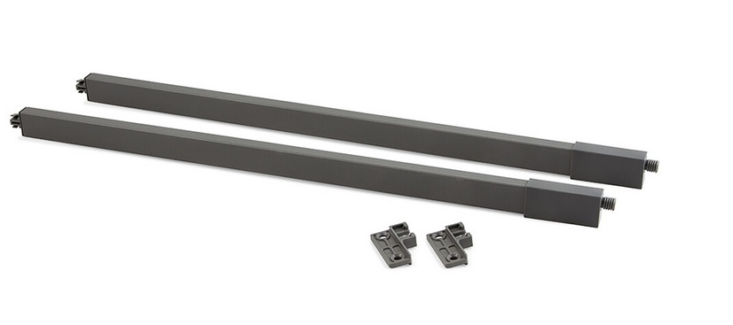 Reliņu komplekts L-500mm VERTEX-3D atvilktnēm, antracīts