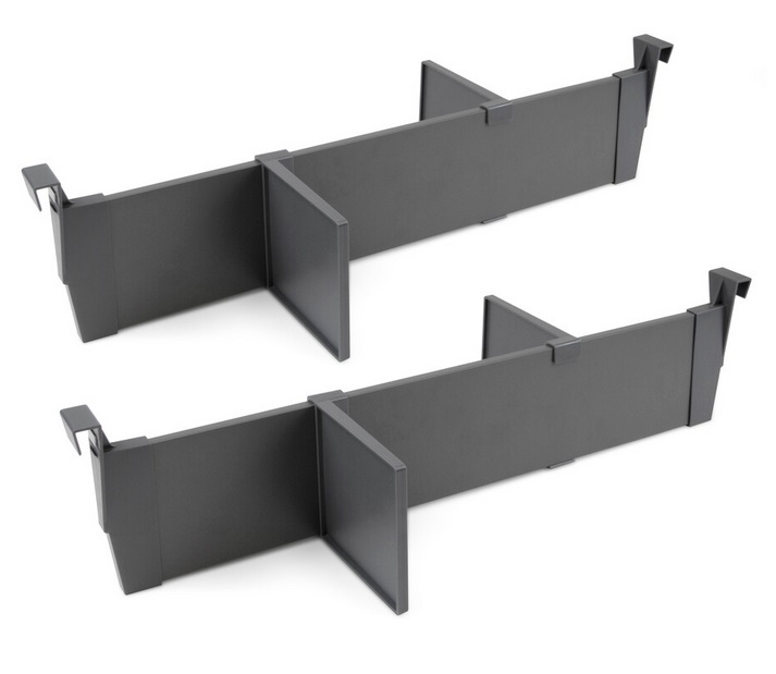 VERTEX-3D iekšējie atdalītāji 600mm platām atvilktnēm, antracīts (2 gab)