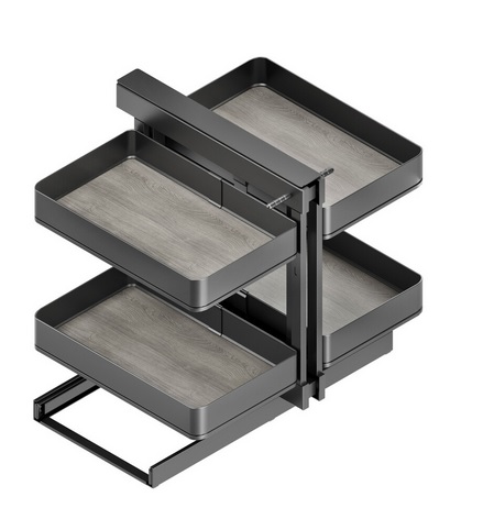 Harmony izvelkams universāls stūra grozs, antracīts