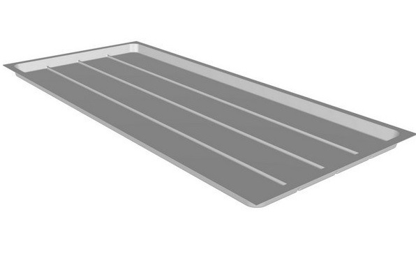 Trauku žāvētavas paplāte 600mm, balta