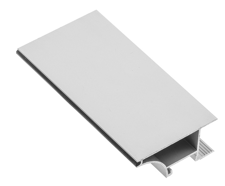 Profils LED lentām uzliekams uz materiāla, ALU, 2m