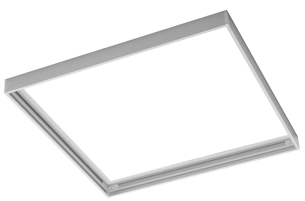 LED paneļu rāmis virsapmetuma montāžai 600x600x43 mm (KING, G-TECH modeļiem)