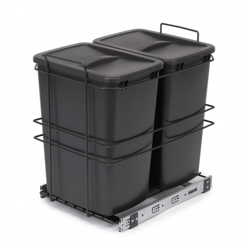 Atkrituma konteiners 35 L x 2, 400mm korpusam