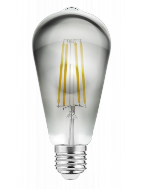 LED dekor. spuldze FILAMENT, ST64, E27, 6W, 360lm, 1800K