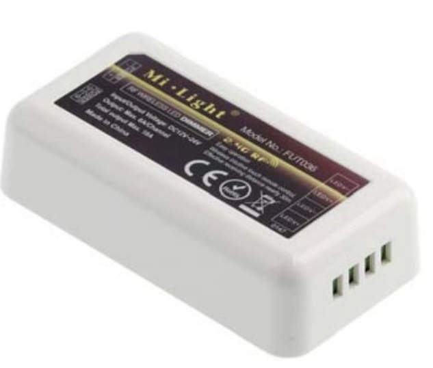 RF LED mono 1 zonas kontrolieris FUT036