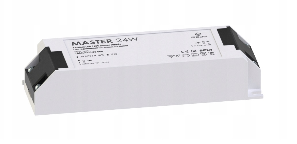 LED transformators MASTER 12V DC, 24W