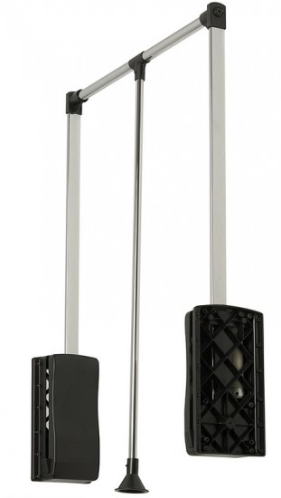 Pantogrāfs 83/115 cm ar gāzes liftu 12 kg Melns