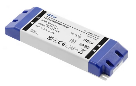 LED transformators PRO+, 12V, IP20, no 20-150W