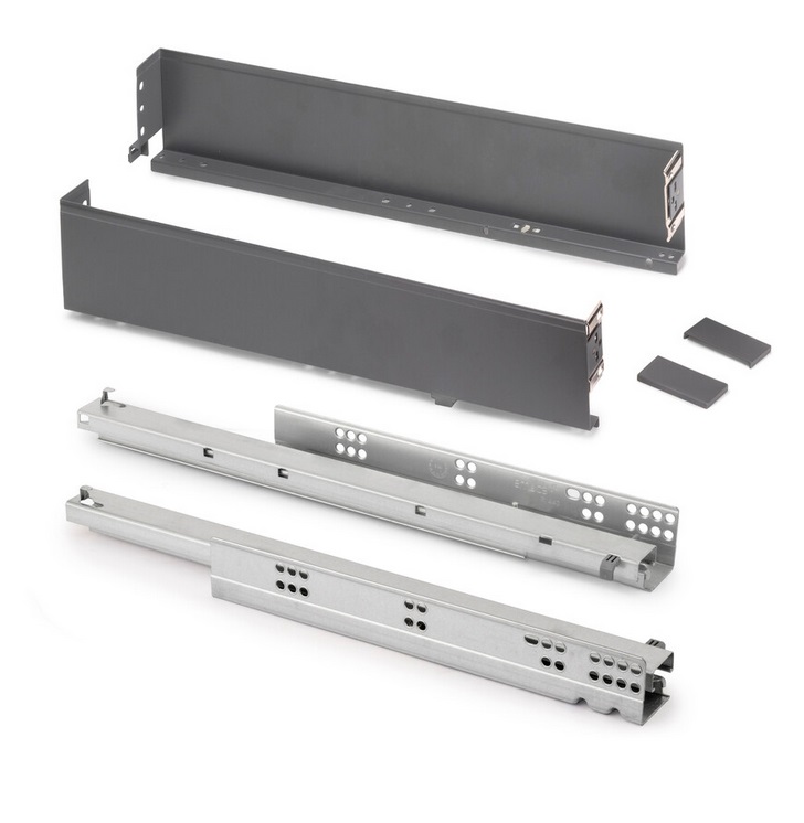 SIMPLEX atvilktņu komplekts H-88mm, L-440mm, antracīts
