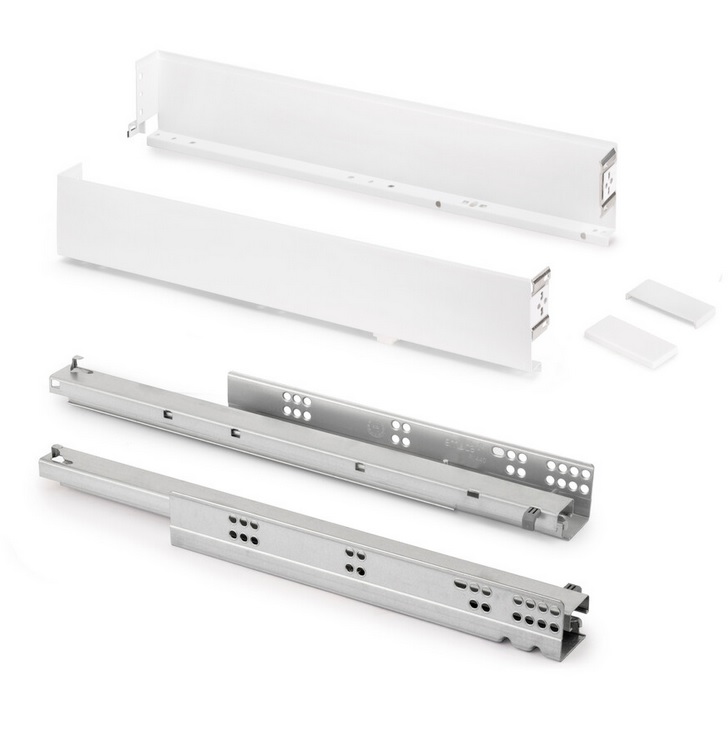 SIMPLEX atvilktņu komplekts H-88mm, L-440mm, balts