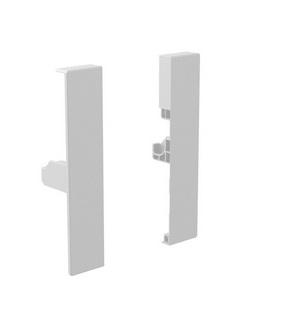 Priekšpaneļa stiprin. komplekts H-131 mm Vertex-3D, balts