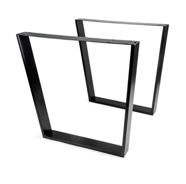 STELARIS galda kājas 971A, prof.80x20mm,  D780xH730 mm (2 gab.), melnas