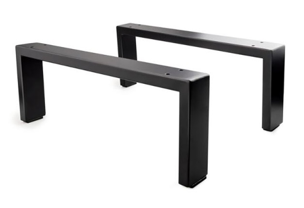 Mēbeļu kājas DN-809E, H120x350 mm (2 gab.), melnas
