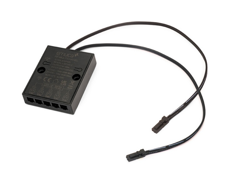 Daudzkanālu RF uztvērējs RF raidītājam ar LED sensoru Smart (12V/24V DC)